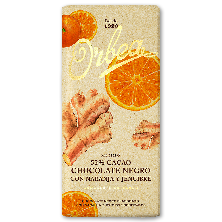 Negro con Naranja y Jengibre