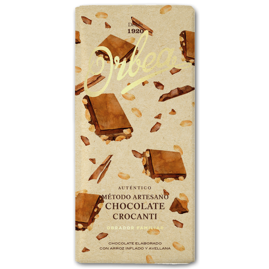 Chocolate con Leche Crocanti