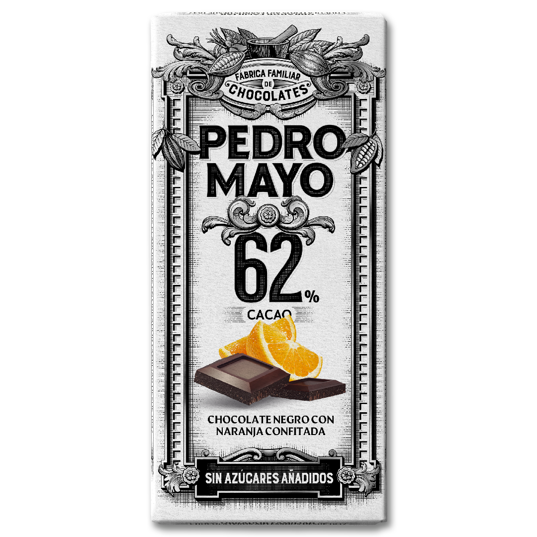 Negro 62% con Naranja